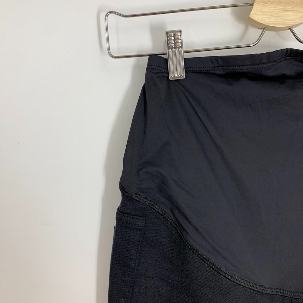 Madewell Women's Maternity Over-the-Belly Skinny Jeans in Lunar‎ Wash Size 25 - Picture 6 of 15